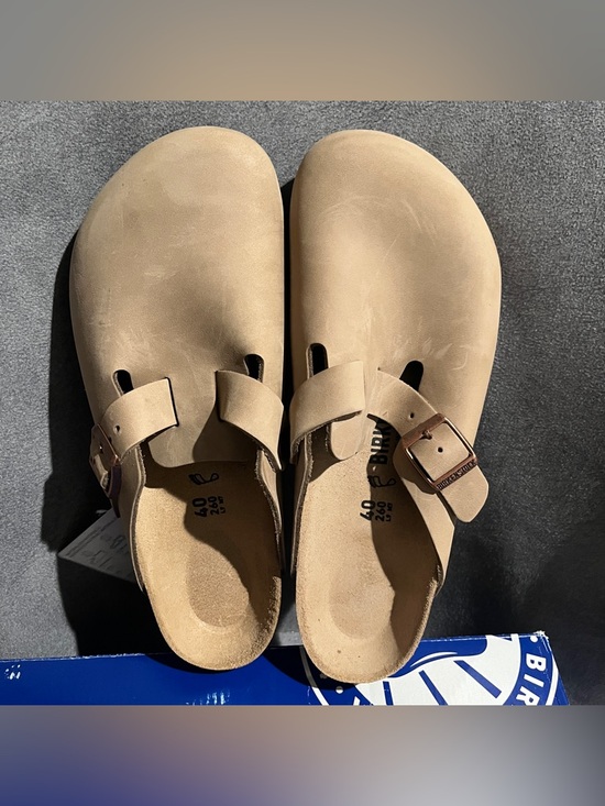 Birkenstock Shoes - Birkenstock Women’s Boston Clogs Oiled Leather Tabacco Brown Size 9 US